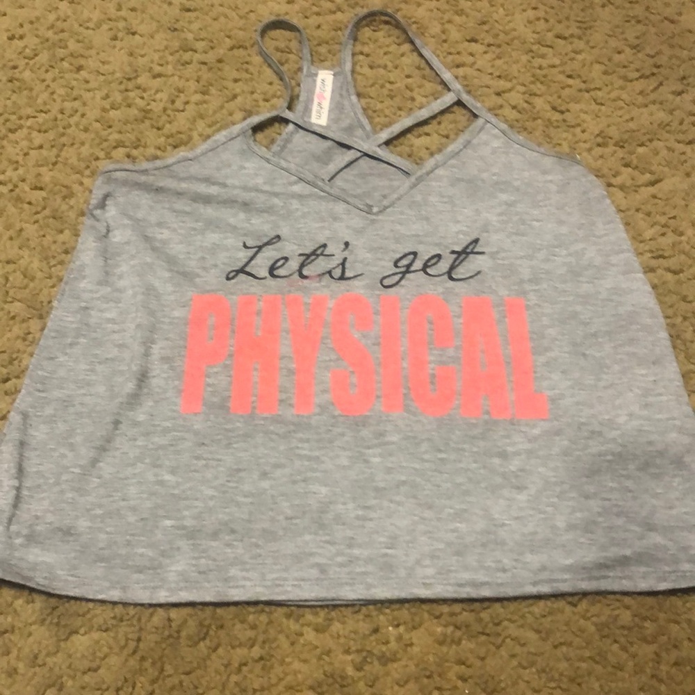 Let’s get physical crop tank
